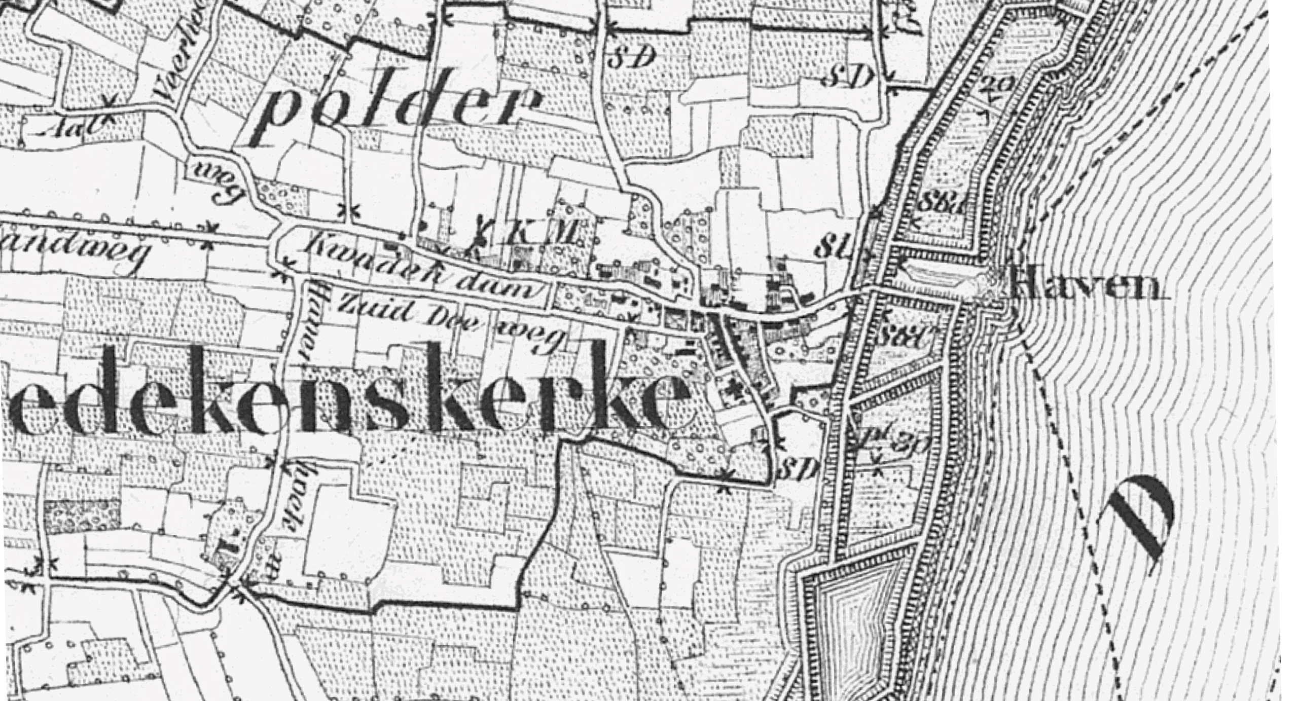 Ontstaan Hoedekenskerke 1850