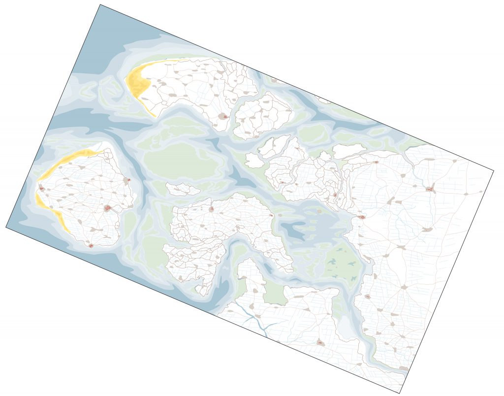 Kaart Zeeland 1800