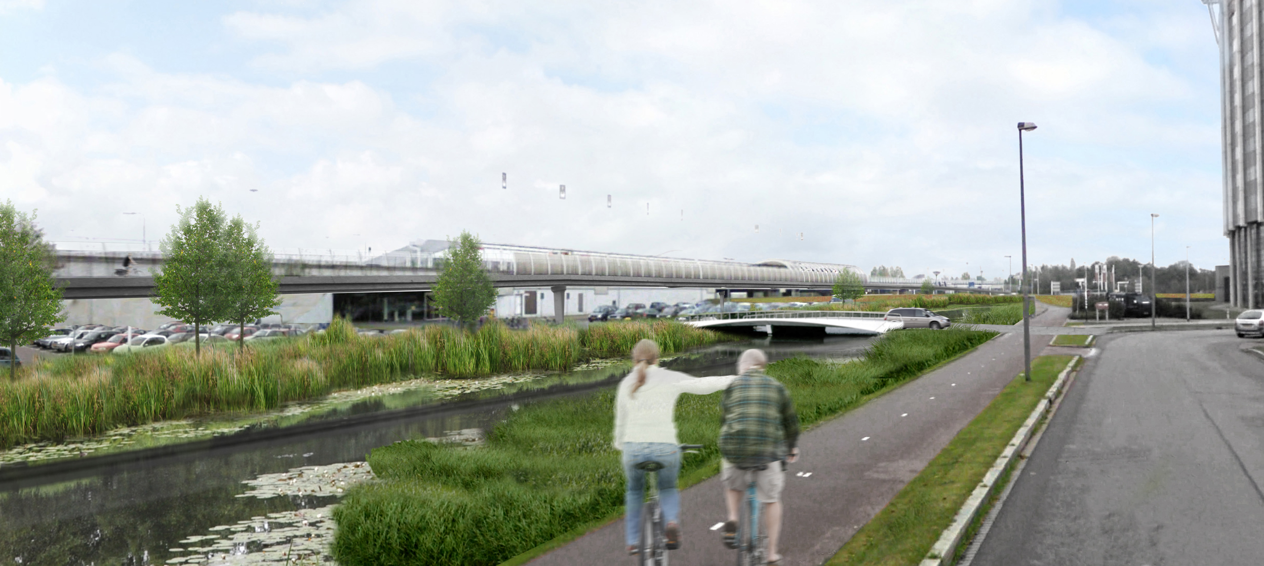 Metrostation poldervaart nieuw