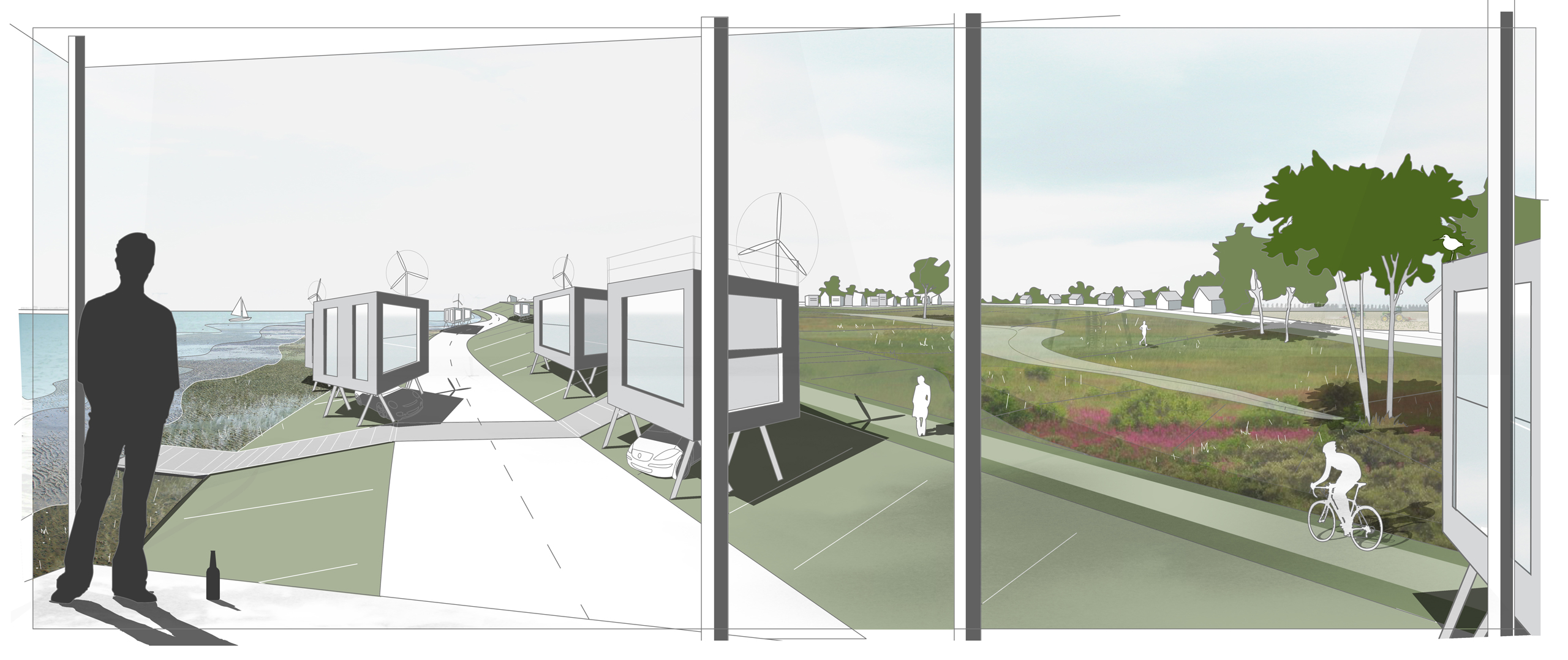 Visualisatie slikken Biesbosch