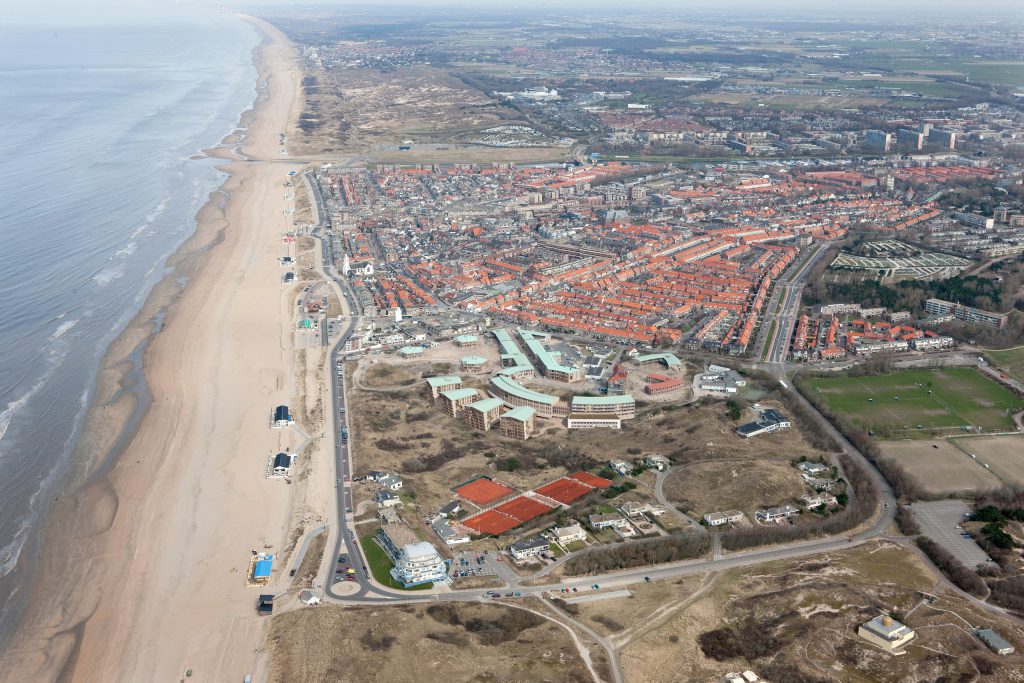 Katwijk Zeehospitium vogelvlucht