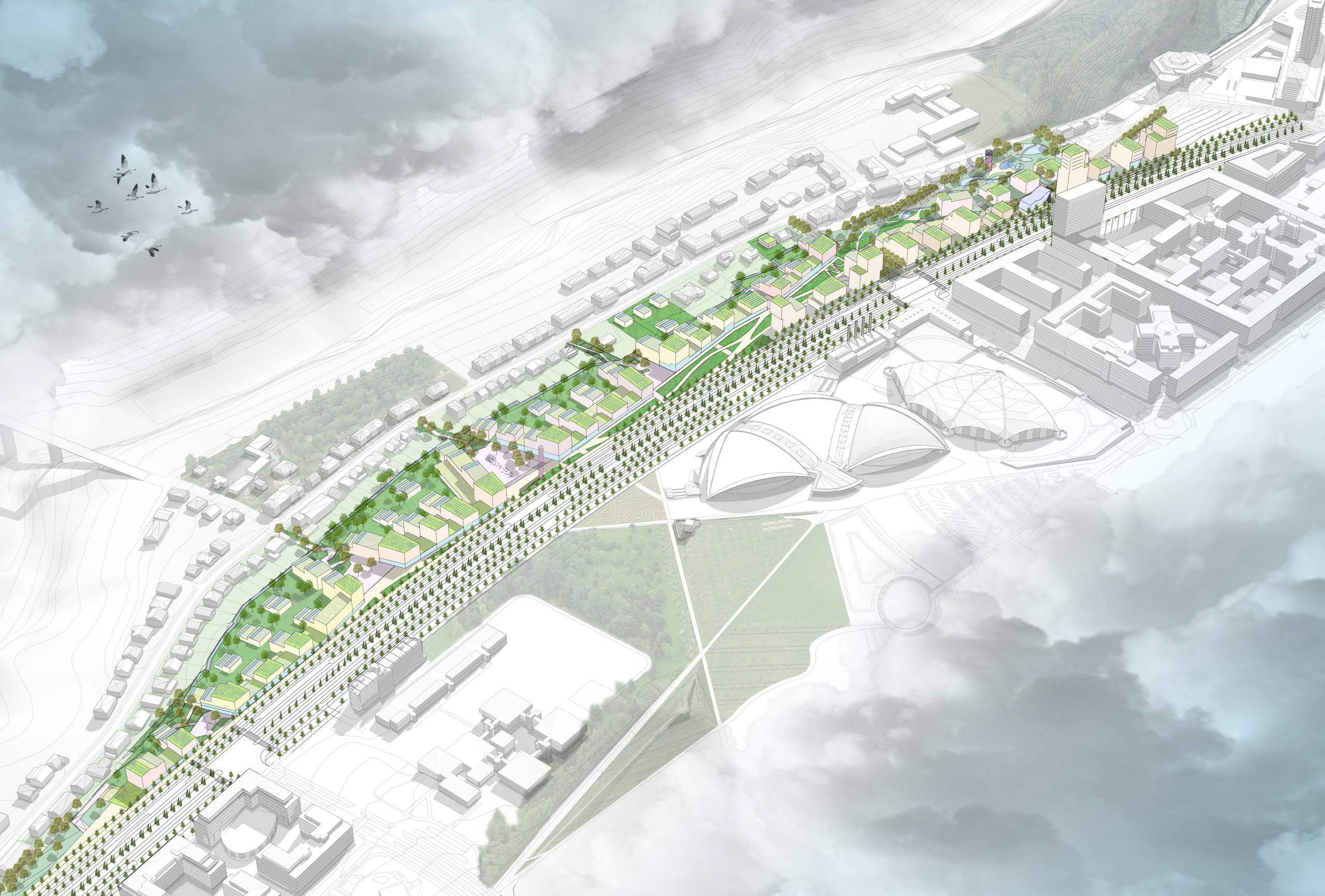 Overzicht ontwerp Kirchberg