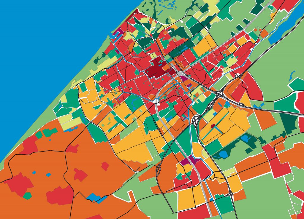 Klimaatkaart in Climateapp