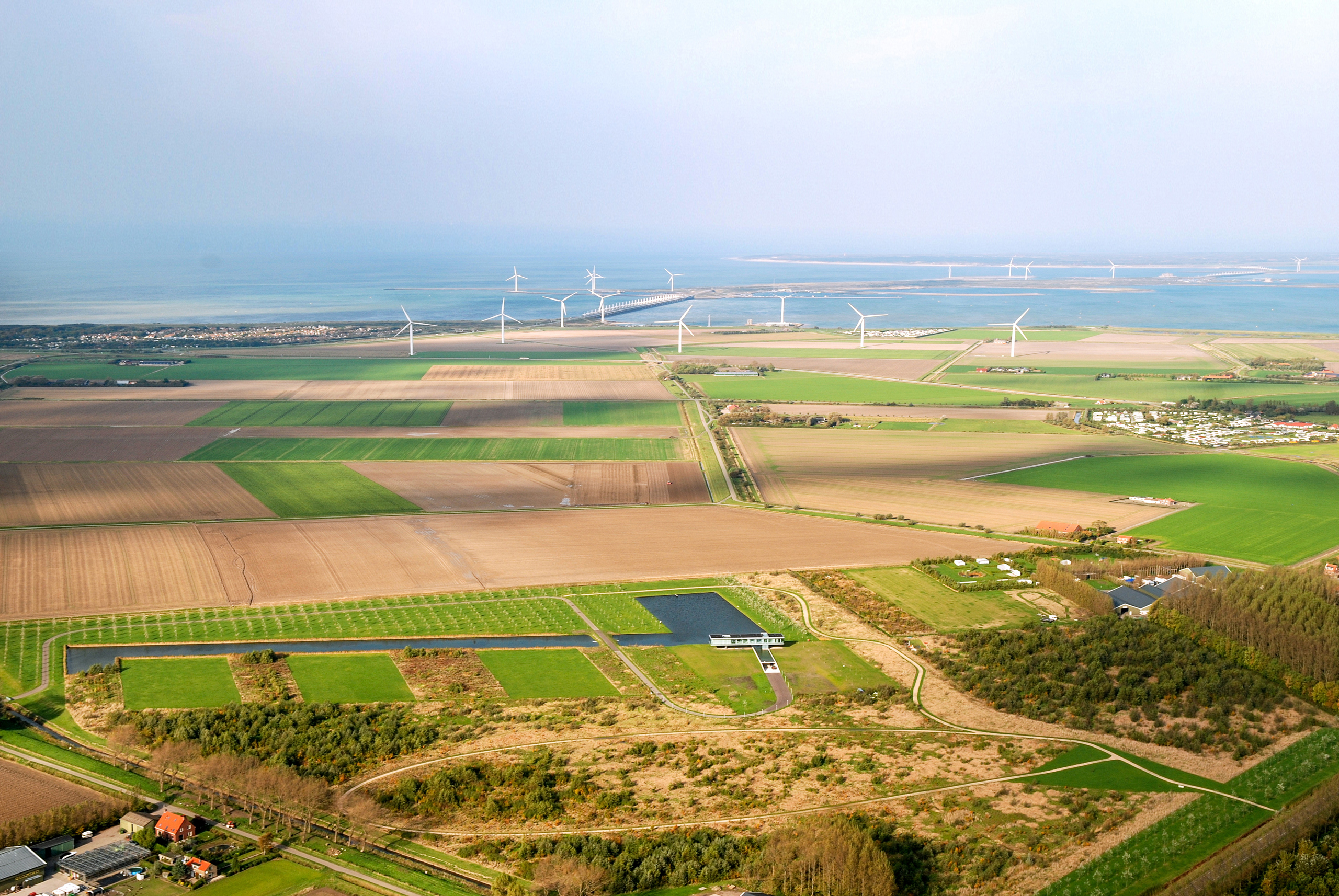 Luchtfoto Landgoed Kogelhof Kamperland