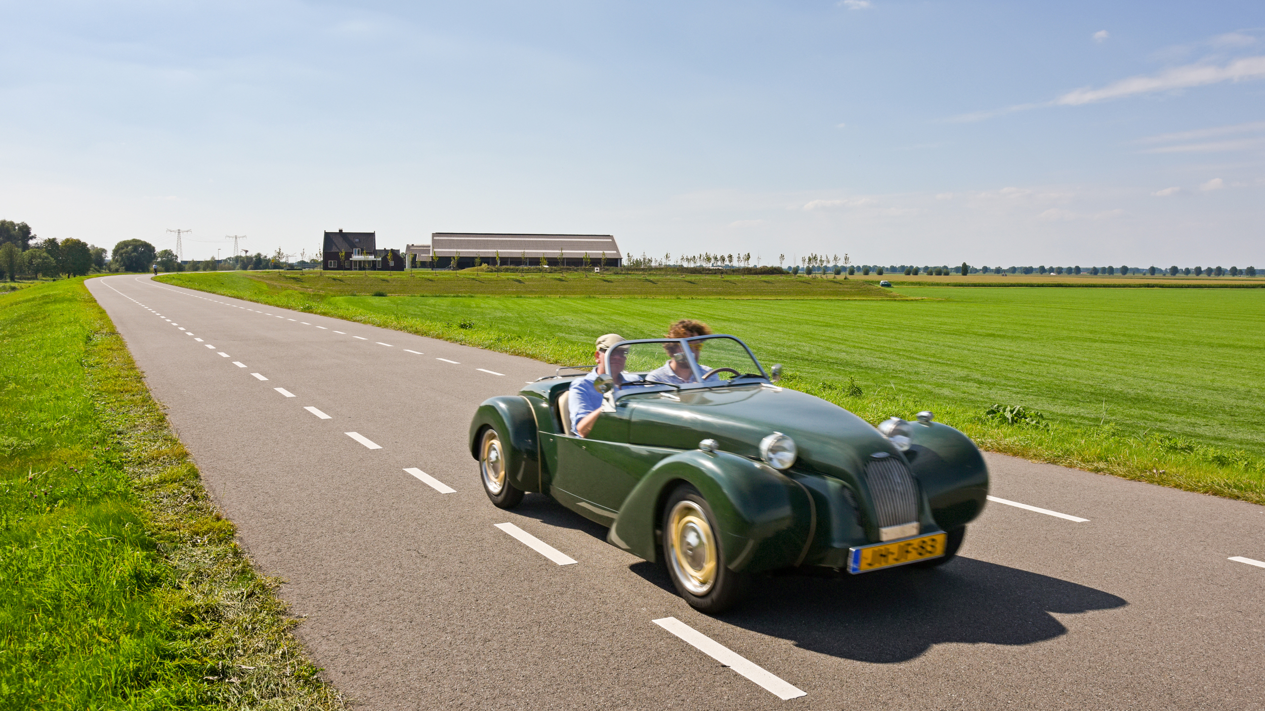 Oldtimer op de primaire kering