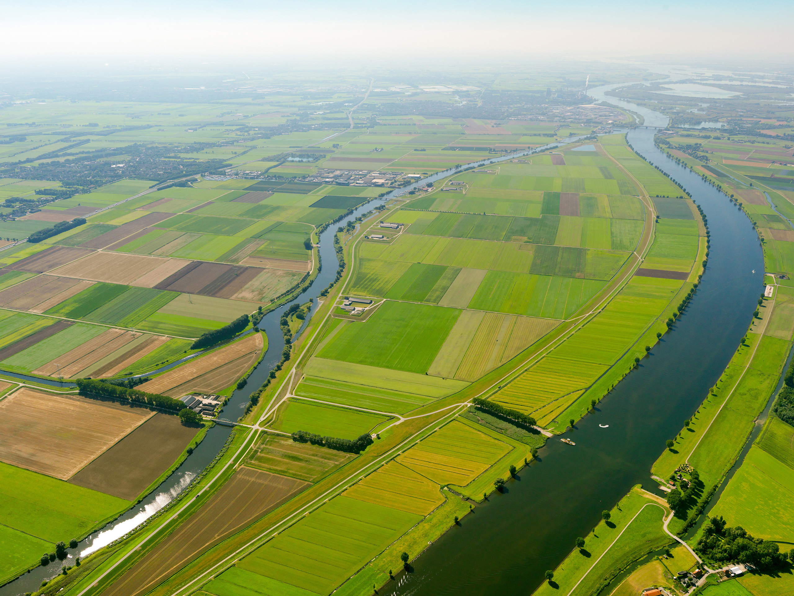 Vogelvlucht Bergsche Maas
