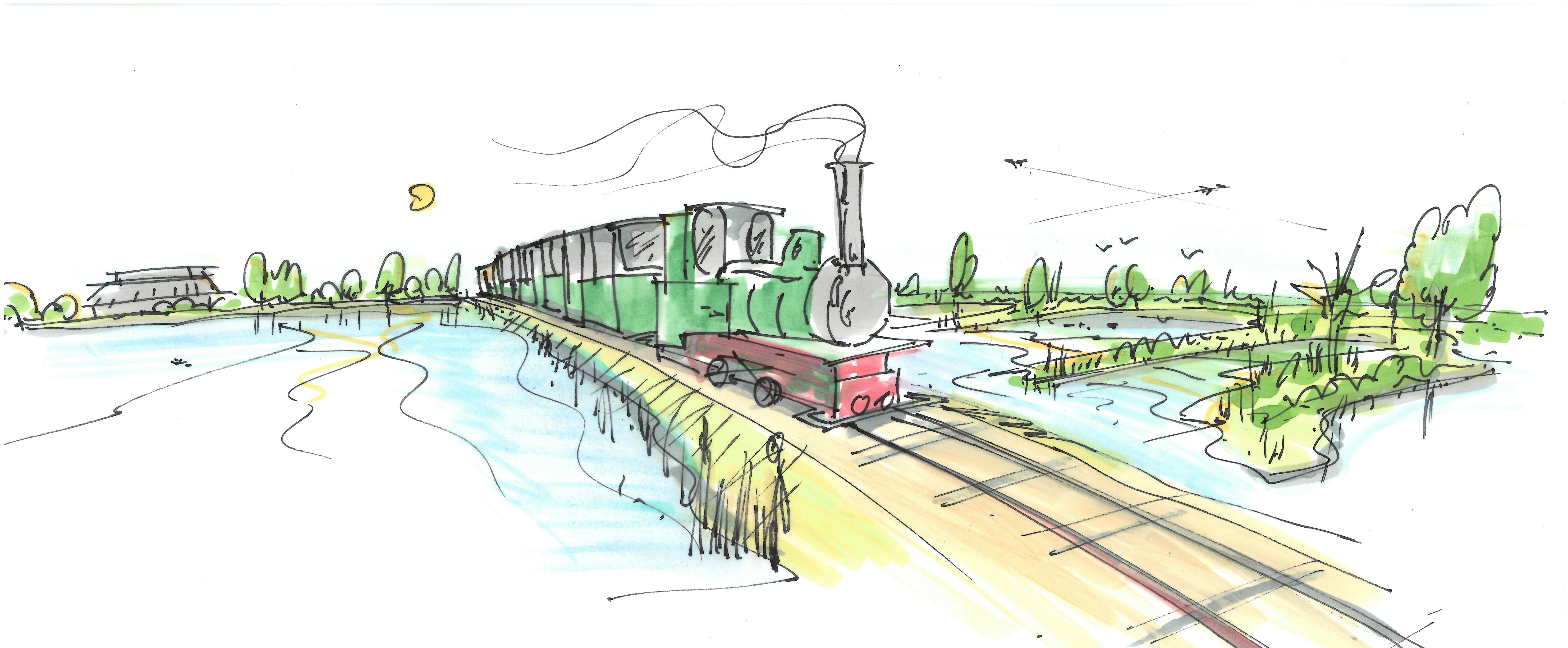 Schets Concept Treintje