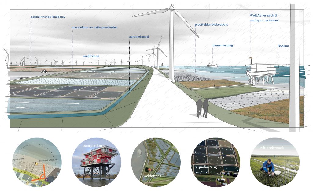 Visualisatie Waddenkust Groningen