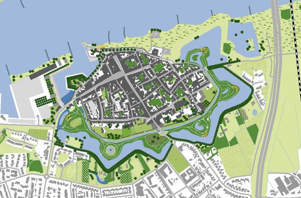 Kaart van Zaltbommel Visie