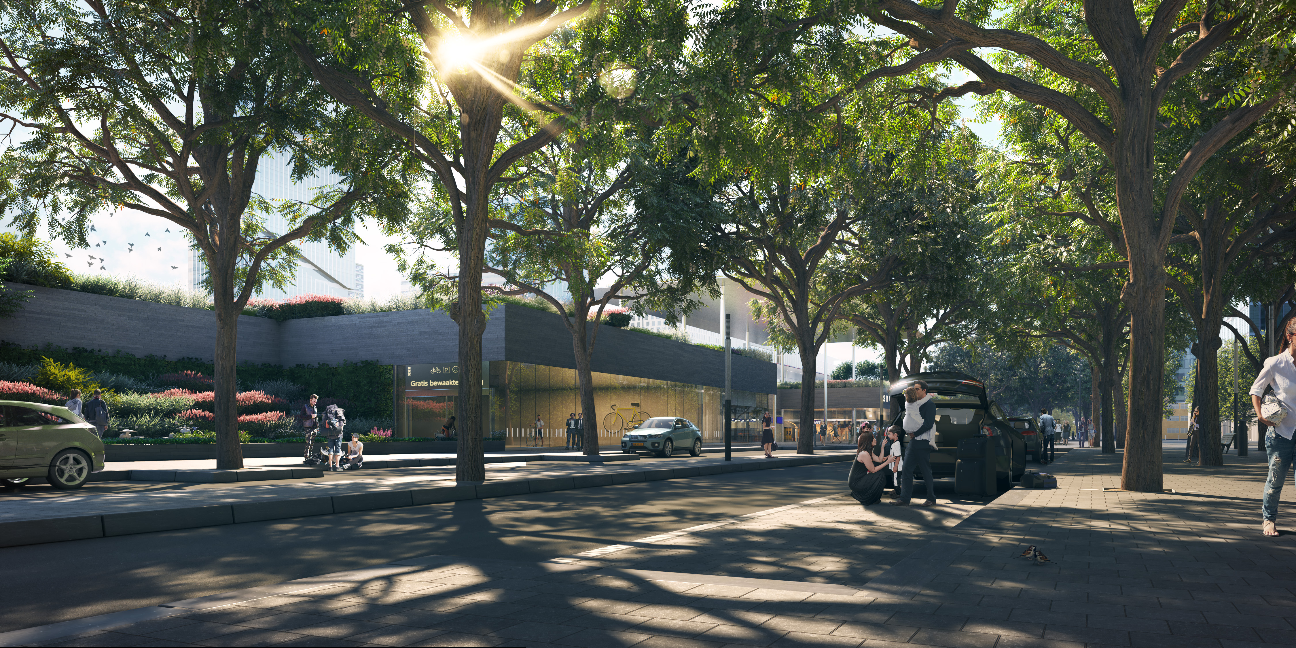 Station Amsterdam Zuid visualisatie