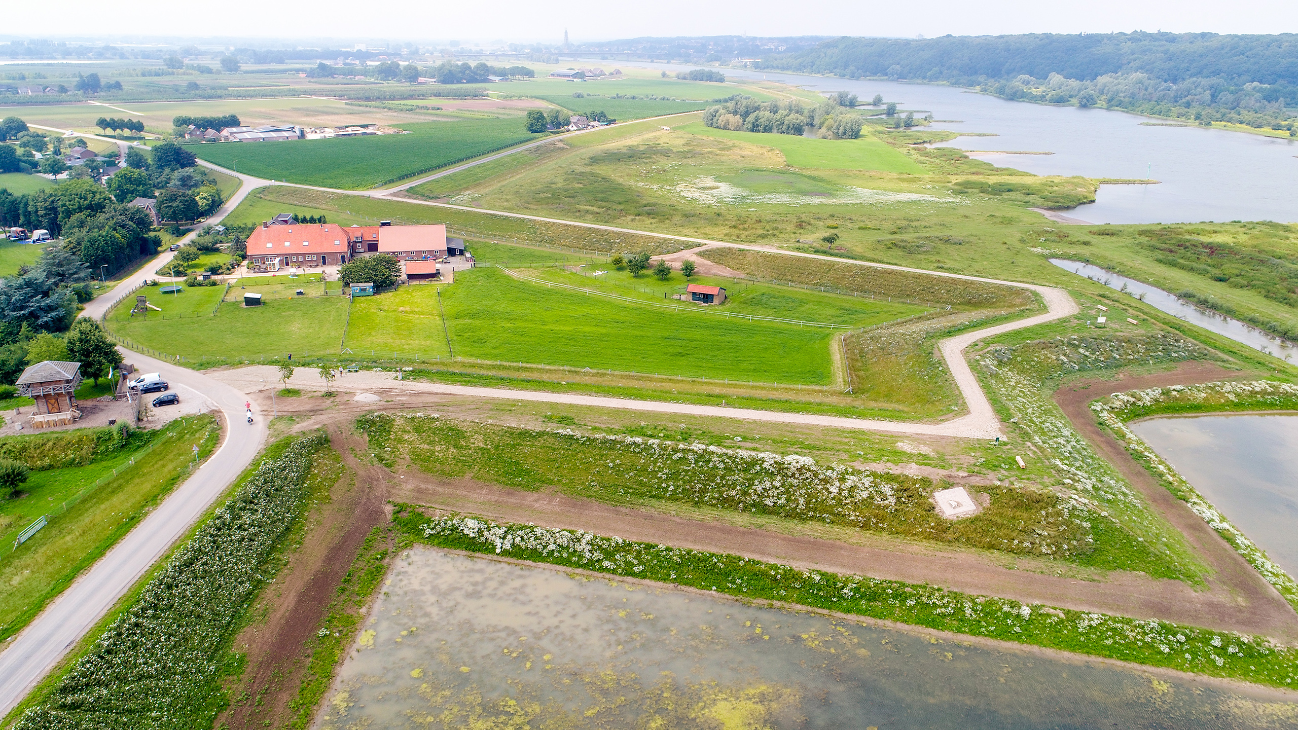 Lek dijk fortificatie spees