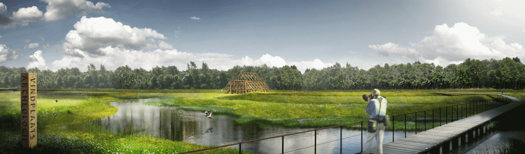 Impressie archeologisch park