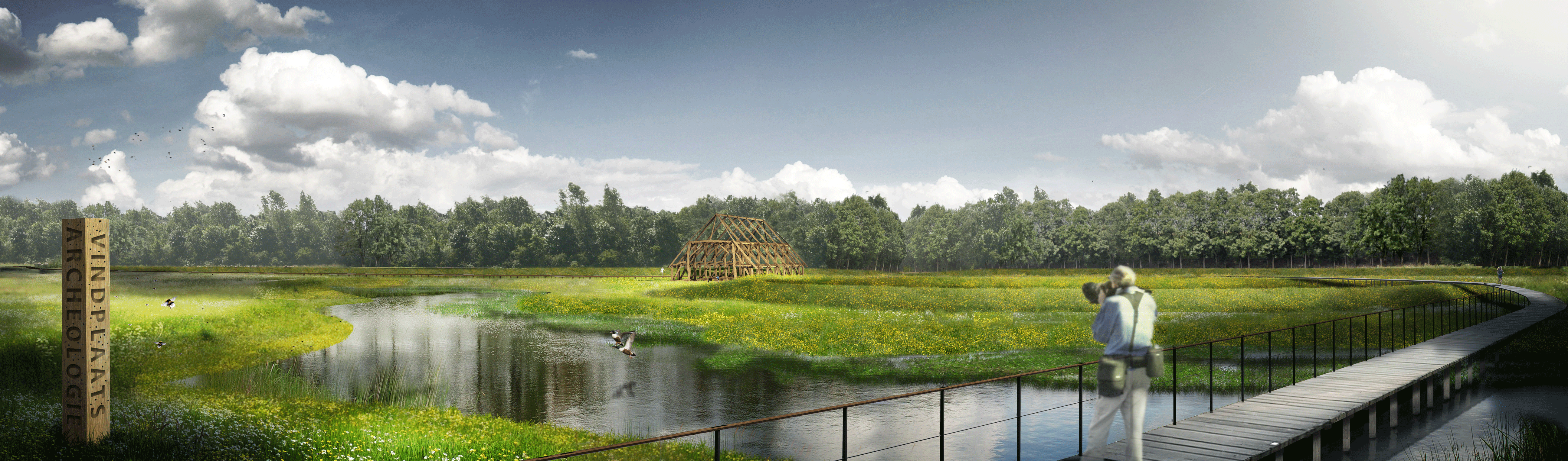 Impressie archeologisch park