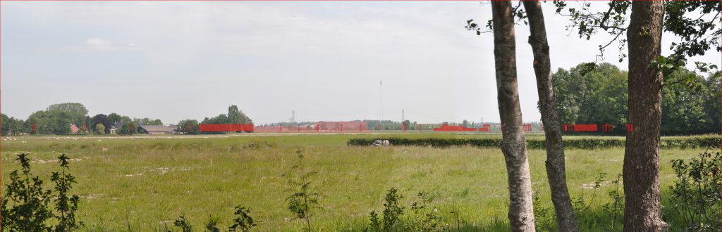 Zichtbaarheid opstelterrein Haren