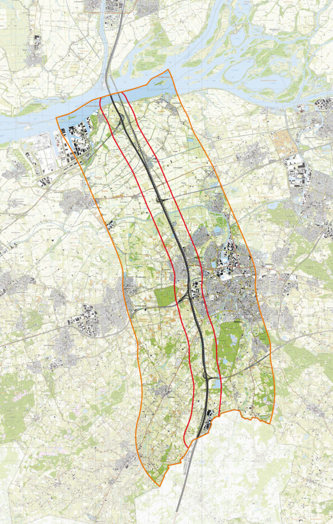 Plangebied energieboulevard A16
