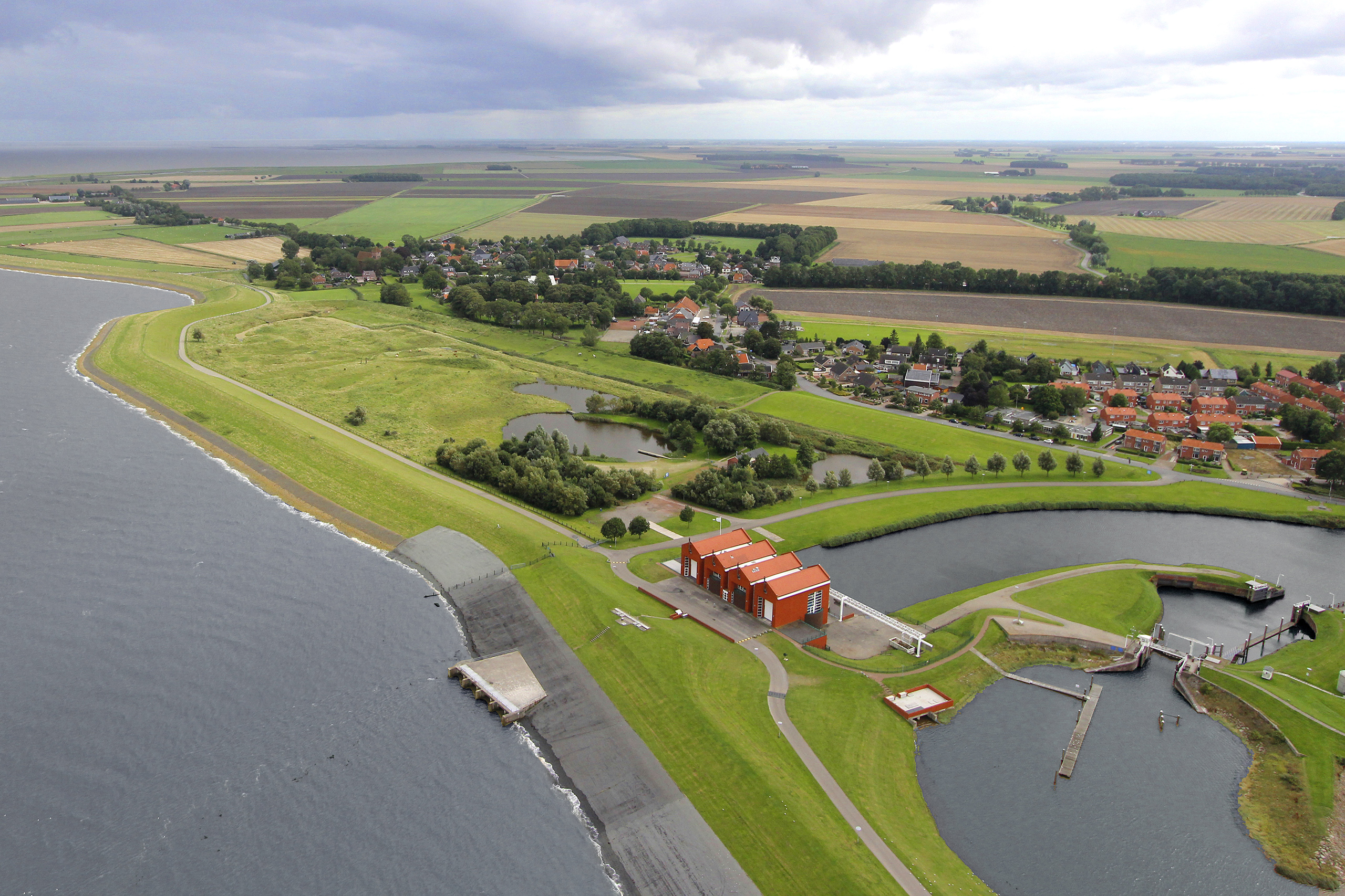 Eems Dollard 2050 kleine polder huidig