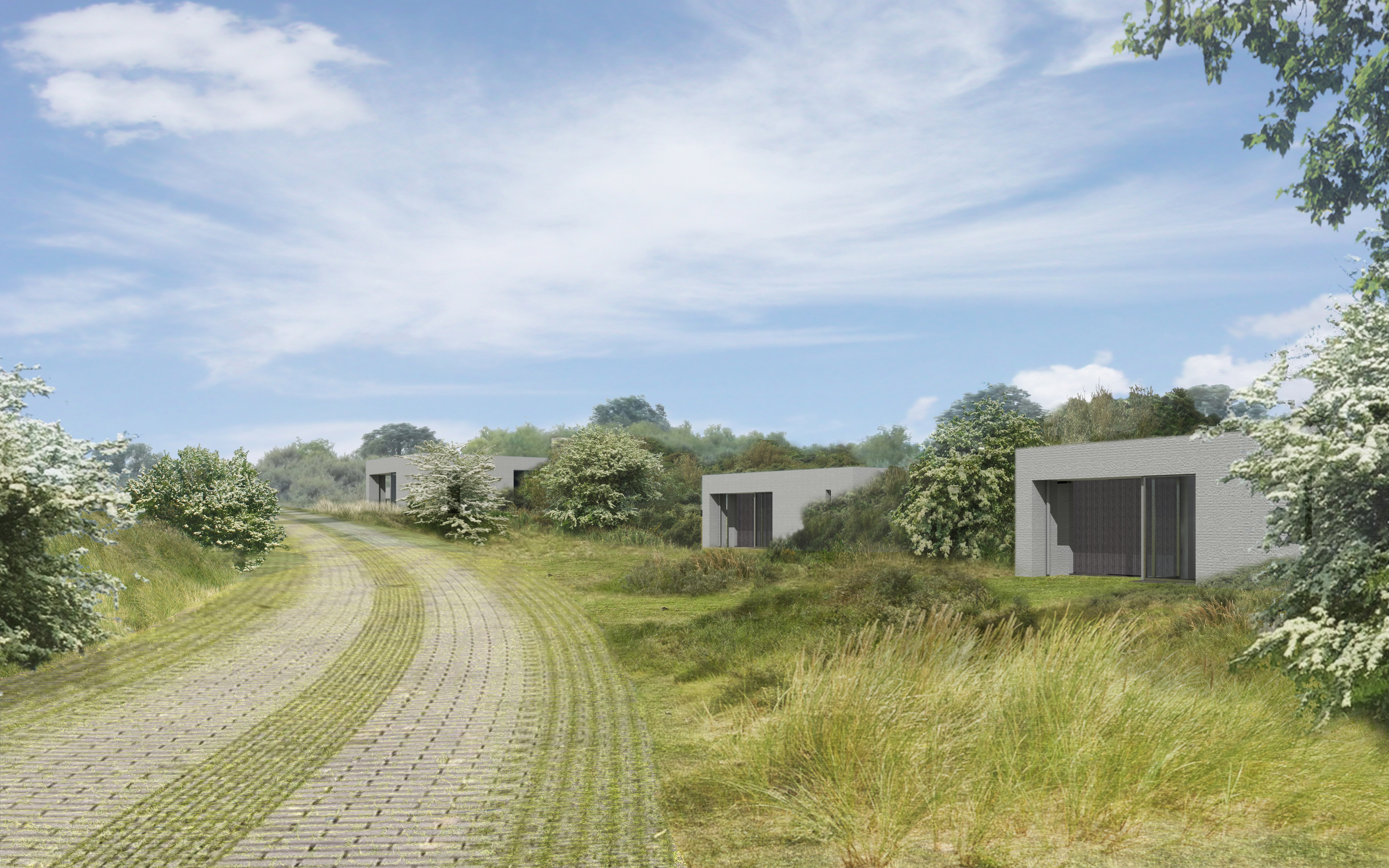 De Groote Duynen kamperland karrenspoor