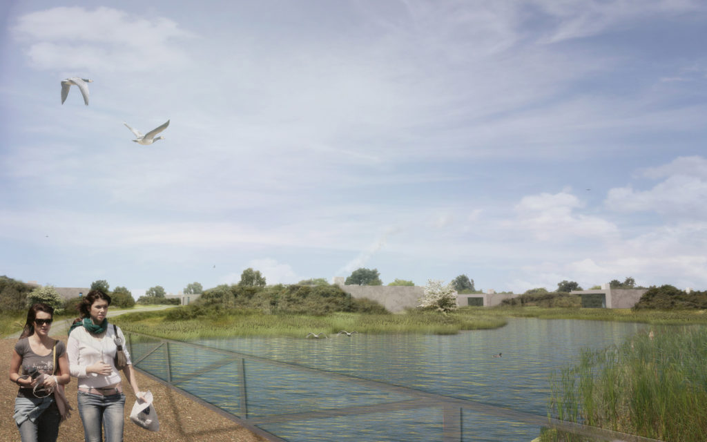Visualisatie vanaf brug