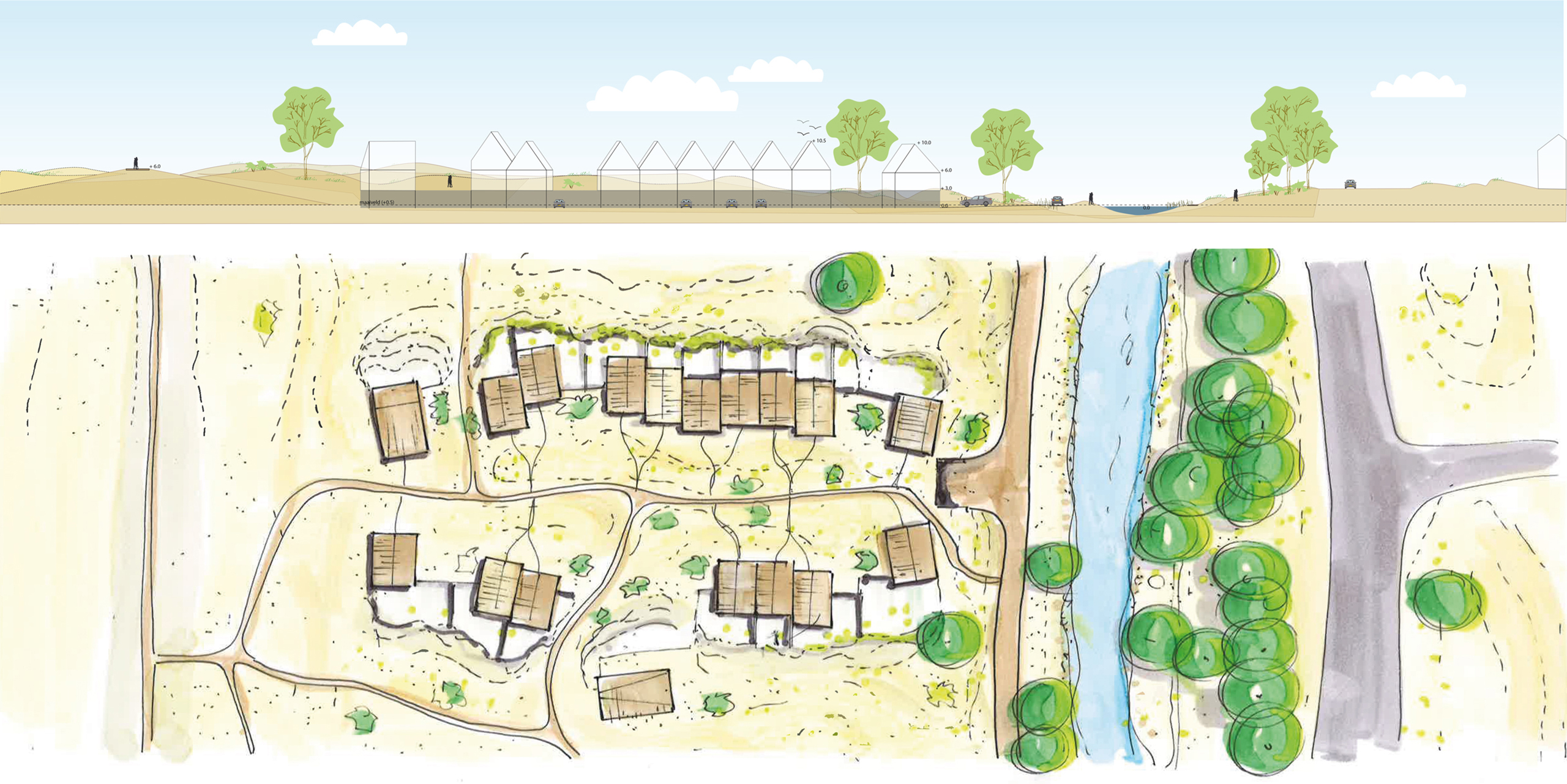 Plattegrond Duinpark Monster