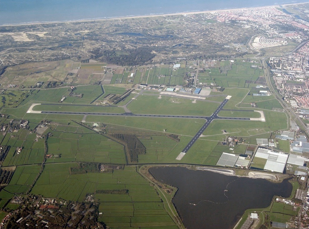 Luchtfoto plangebied Katwijk